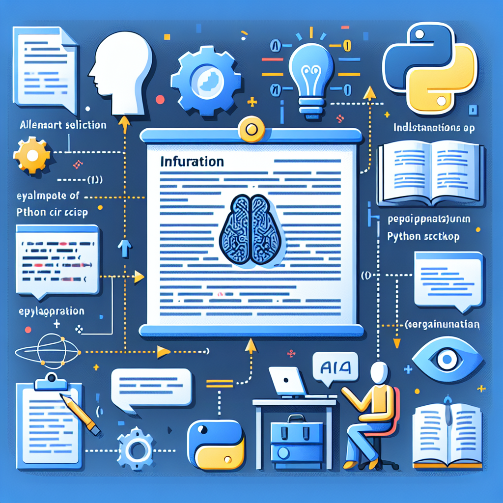 Türkçe dilinde, Python AI scriptleri hakkında bir konu seç. Konuyu açıkla, kod örnekleriyle birlikte öğretici bir yazı yaz.